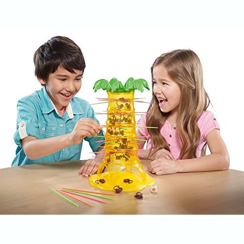 Mattel Games - SOS Ouistiti Board Game for Kids, French Version, Fun Skill Game