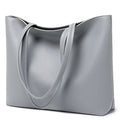 Meegirl PU Leather Tote Bag - Stylish Design with Zip & Pocket
