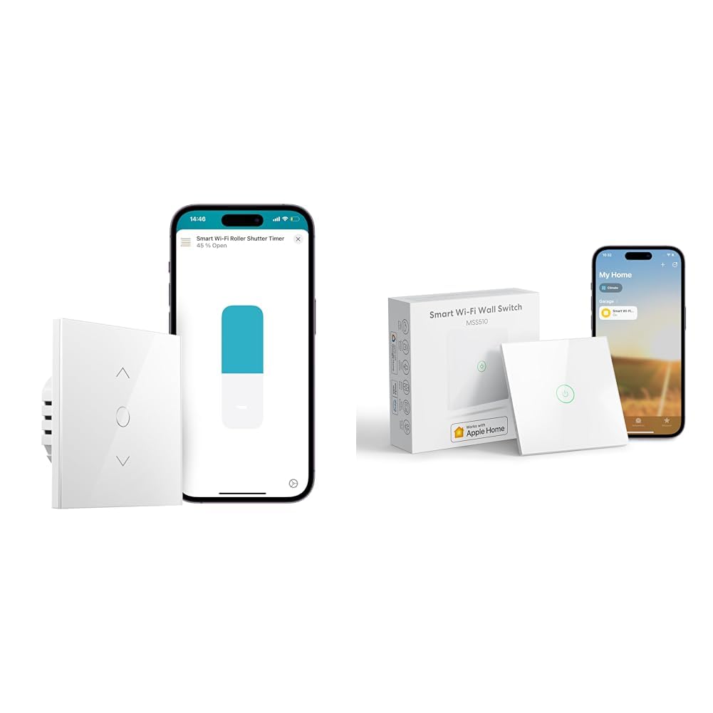 Meross - WLAN Roller Shutter Switch Compatible with HomeKit & Smart Light