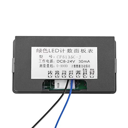 Mlmlh - DC LED Digital Counter 4-Digit 0-9999, High Accuracy, Easy Installation