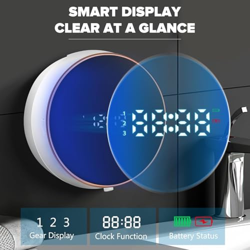 Monstake - Automatic Wall-Mounted Foam Soap Dispenser with No-Touch Sensor
