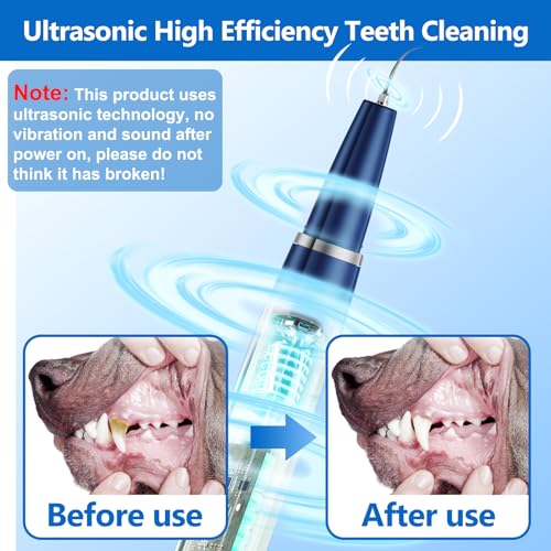 Ni-Shen - Dog Teeth Cleaning Kit, Tartar & Plaque Remover for Pets, Easy to Use