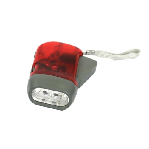 Oloneto - Hand-Pressed Self-Generating Flashlight, Portable Crank Power Supply