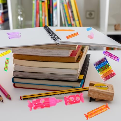 Omzsxk - Mini Highlighter Set for Kids, 36 Colorful Candy Markers, Perfect for Parties and School Projects