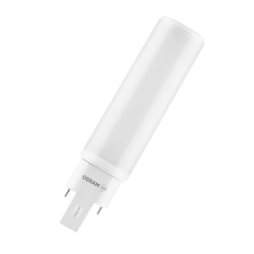 Osram DULUX D/E 13 LED Lamp, 6W, Warm White, G24Q-2 Socket