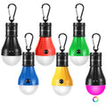 Explore Pemotech's 6 Pcs Camping Lights Set featuring 5 LED and 1 RGB lantern. Perfect for camping, hiking, and emergencies. Portable and easy to use!