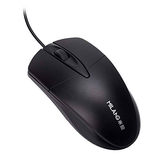 Prettyia - Ergonomic USB Wired Mouse with 1000 DPI Precision for Gaming