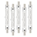 R7S 5 Pack Halogen Bulbs - 150W Dimmable T3 78mm Light Bulbs