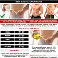 RDX - 4 Inch Leather Weightlifting Belt for Bodybuilding & Powerlifting Support