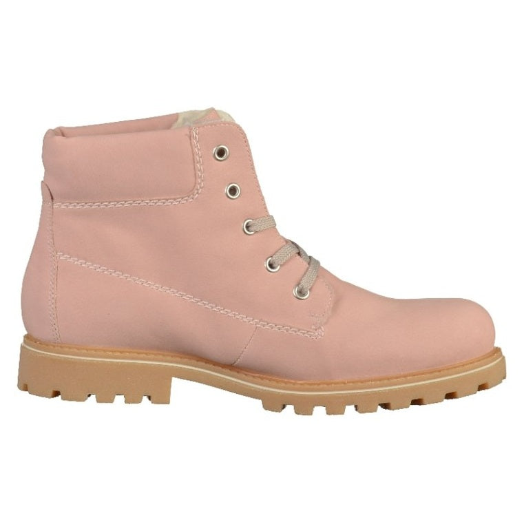 Rieker Lace-up Ankle Boots - Rose Eu 37