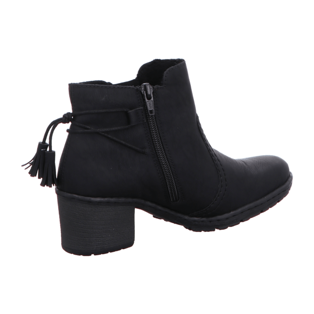 Rieker Slip-on/zipper Ankle Boots With Warm Lining Eu 36