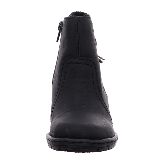 Rieker Slip-on/zipper Ankle Boots With Warm Lining Eu 36