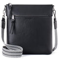 Roulens Vegan Soft Leather Crossbody Bag with Adjustable Strap