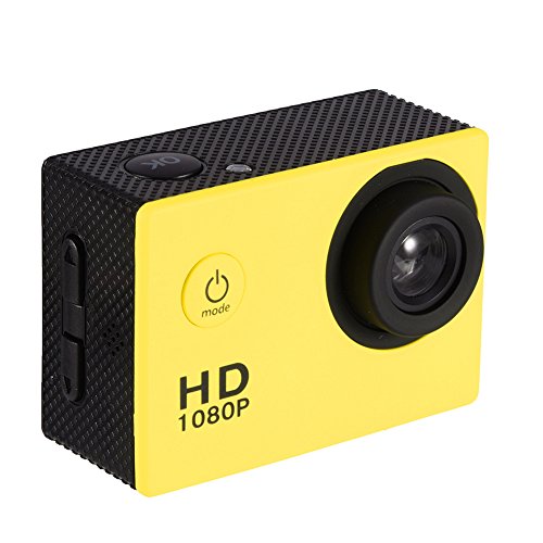 Serounder - 1080P Action Camera Kit, 12MP, 30m Waterproof, Full LCD Display