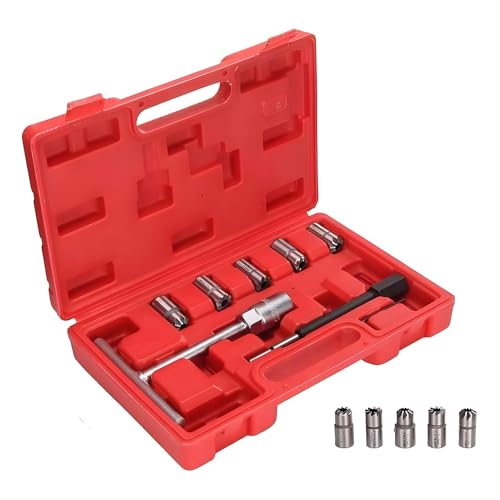 Shoze - 7Pcs Diesel Injector Seat Cutter Tool Set With Blow Molded Case