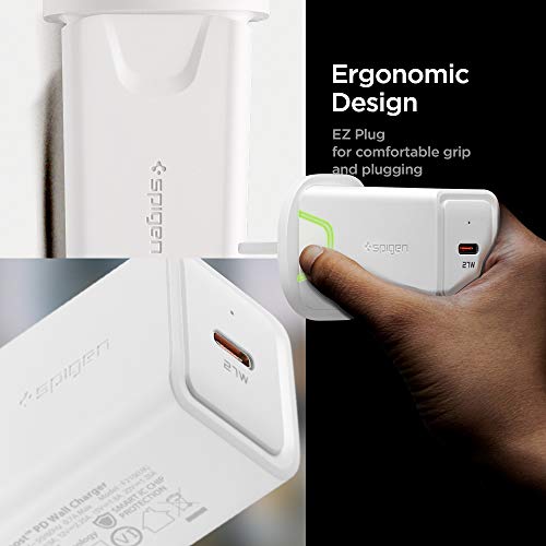 Spigen - 27W USB C Plug Charger for iPhone 14/13/12 Pro Max, Fast Charging
