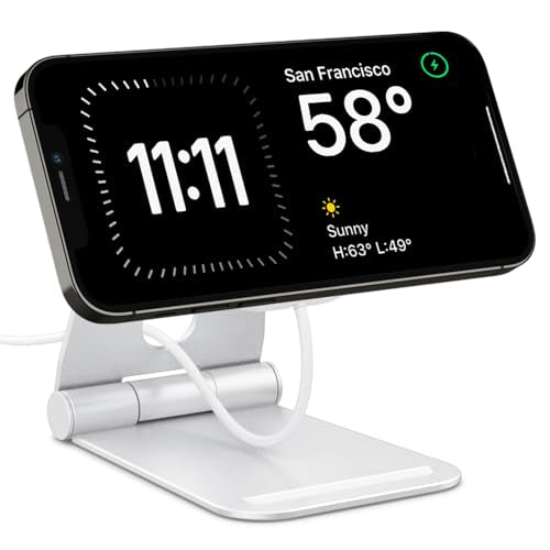 Spigen MagSafe Charger Stand for iPhone & AirPods - Adjustable Aluminum