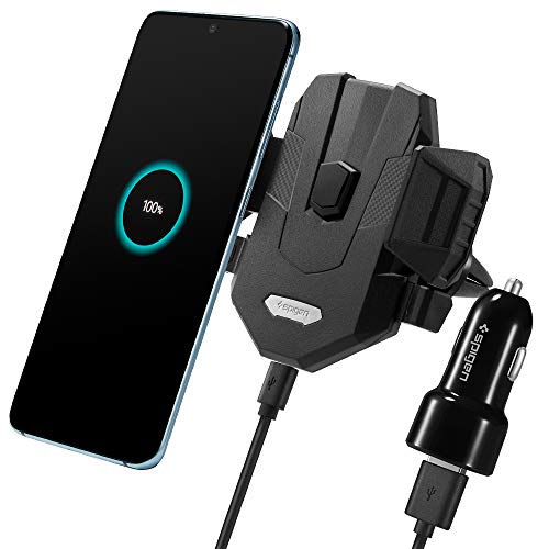 Spigen SteadiBoost Wireless Car Charger with Air Vent Holder