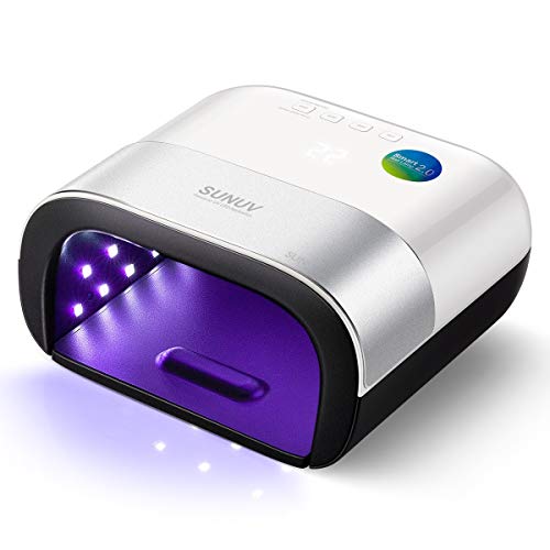 Discover the SUNUV SUN3 UV Light for Gel Nails with 39 LED beads, 4-timer settings, and sensor. Perfect for home or salon use. Ideal gift for women!