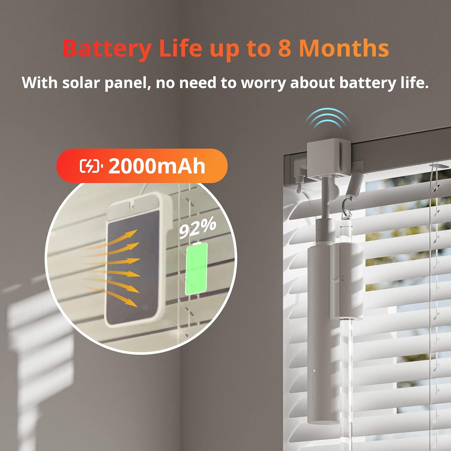SwitchBot - Smart Electric Blinds with Bluetooth Control, Easy Retrofitting