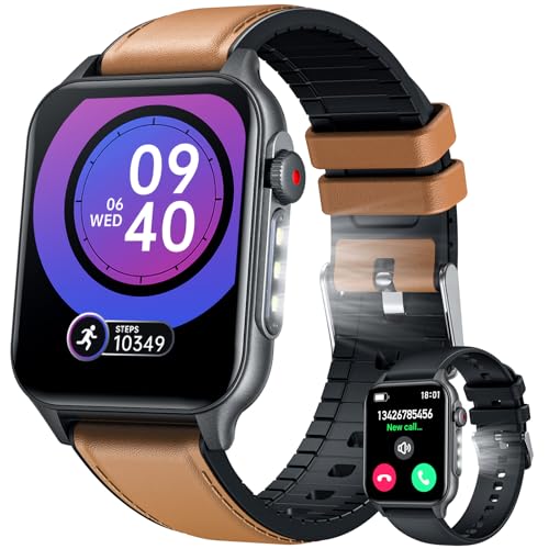 Taoloon Smart Watch for Men - Bluetooth Call, 1.96" Display, Fitness Tracker