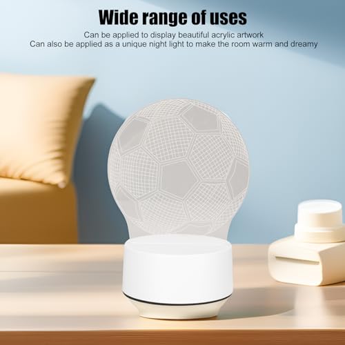 Tyenaza - 3D LED Night Light with Warm Lighting, Optical Acrylic Design, Bedroom Decor