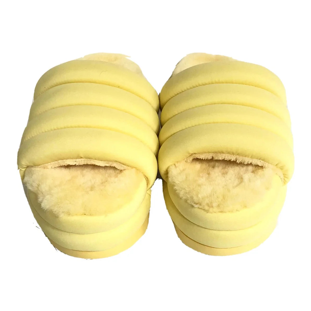 Ugg Maxi Slide Banana Pudding Slide Slip on Puff Sandals Eu 41