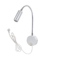 Wefoonlo 3W Gooseneck LED Wall Light for Reading and Work