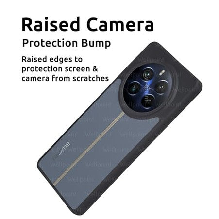Wellpoint - Trendy Designer Back Case Cover With Stand for Realme 12 Pro Black