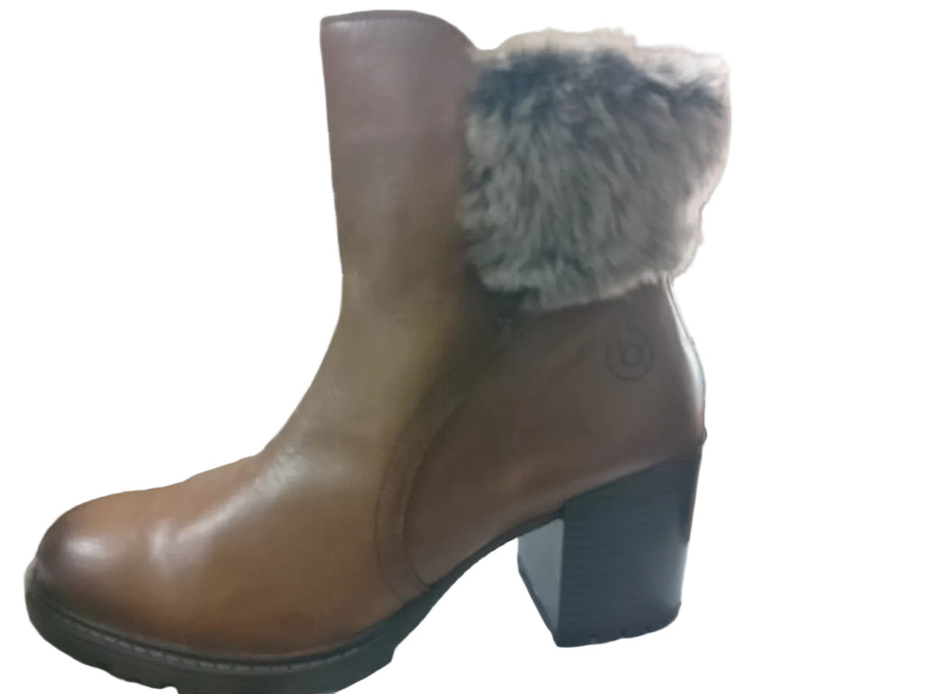 Bugatti Women's Brown Leather Insulated Ankle Boots 41
