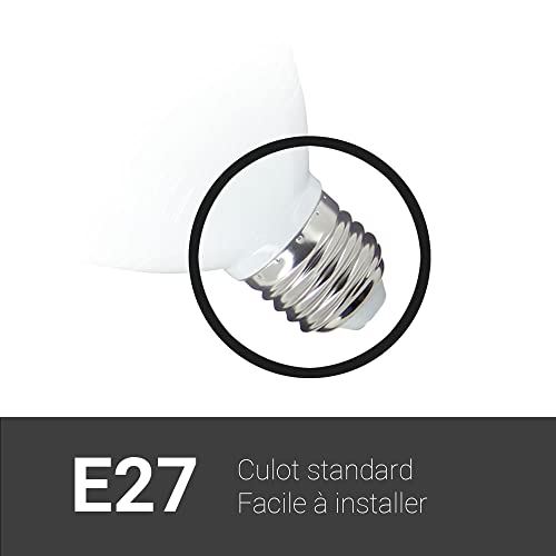 Xanlite - A60 Rotating Disco LED Bulb E27 Base, RGB Multicolor, 120° Beam Angle