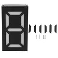 Yuecoom Solar House Number Light - Wireless, 8 Modes, Outdoor Lamp