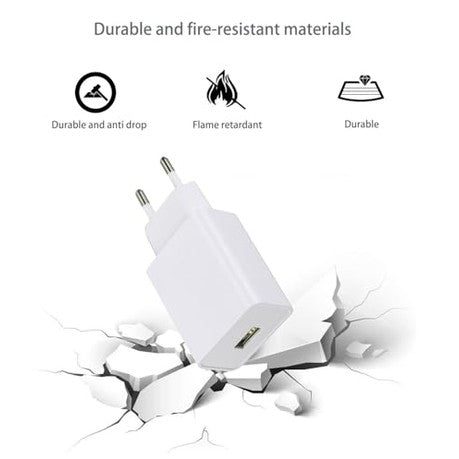 Zlonxun - Pack of 2 USB Charger 5V-2A, Compatible with iPhone & Tablets