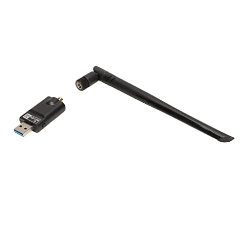Zunate - USB WiFi Adapter AC1300, Dual Band 2.4G/5G, BT5.0, Antenna Included