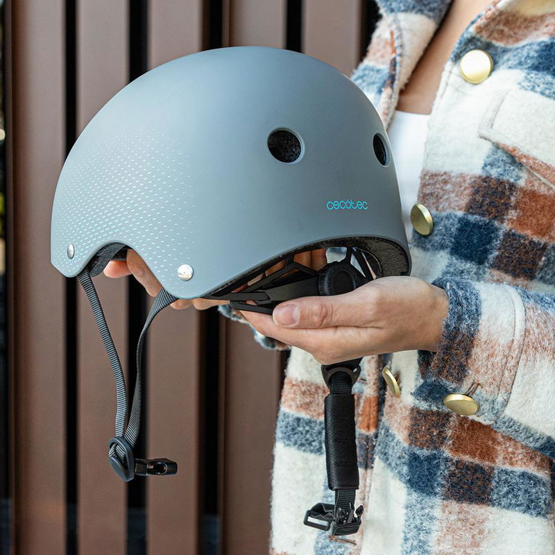Cecotec Brainguard Urban Grey Helmet For Bicycles & Scooters - Maximum Safety