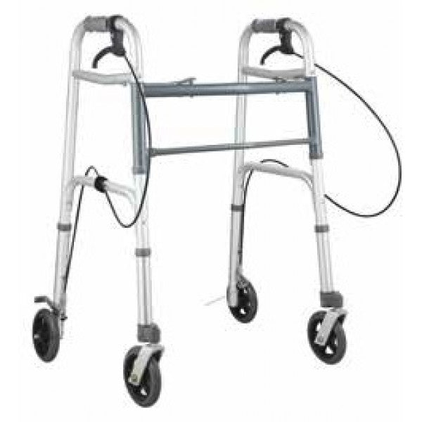 TERMIGEA Termigega Adjustable Height Walker with Swiveling and Fixed W
