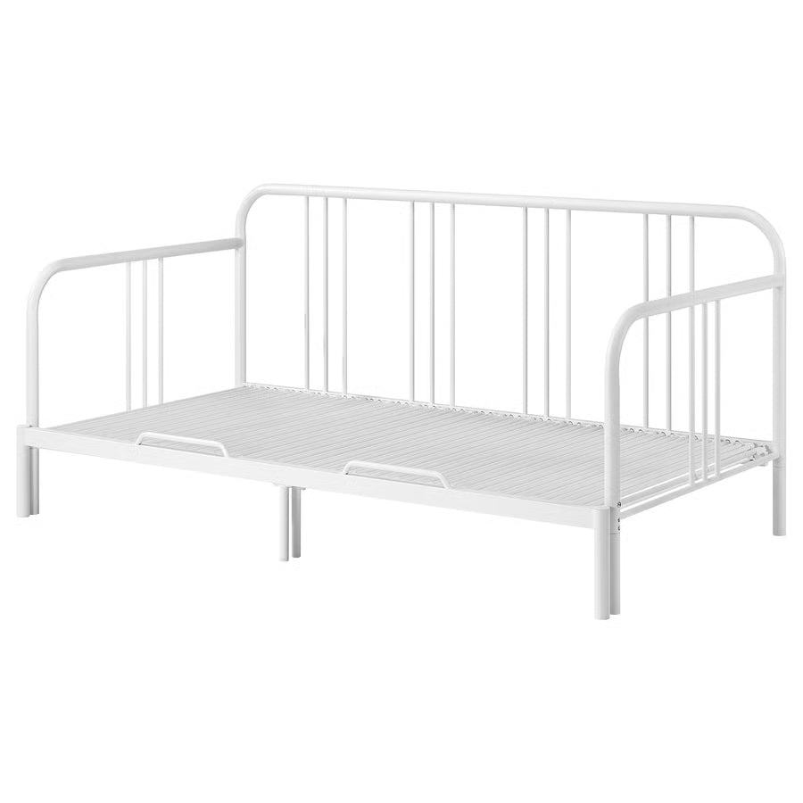 FYRESDAL White divan frameTwin size