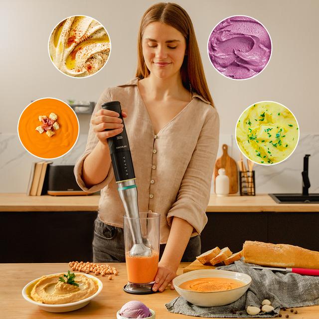 Cecotec Katana 15 Totaldestroy Hand Blender - Powerful 1500W Performance