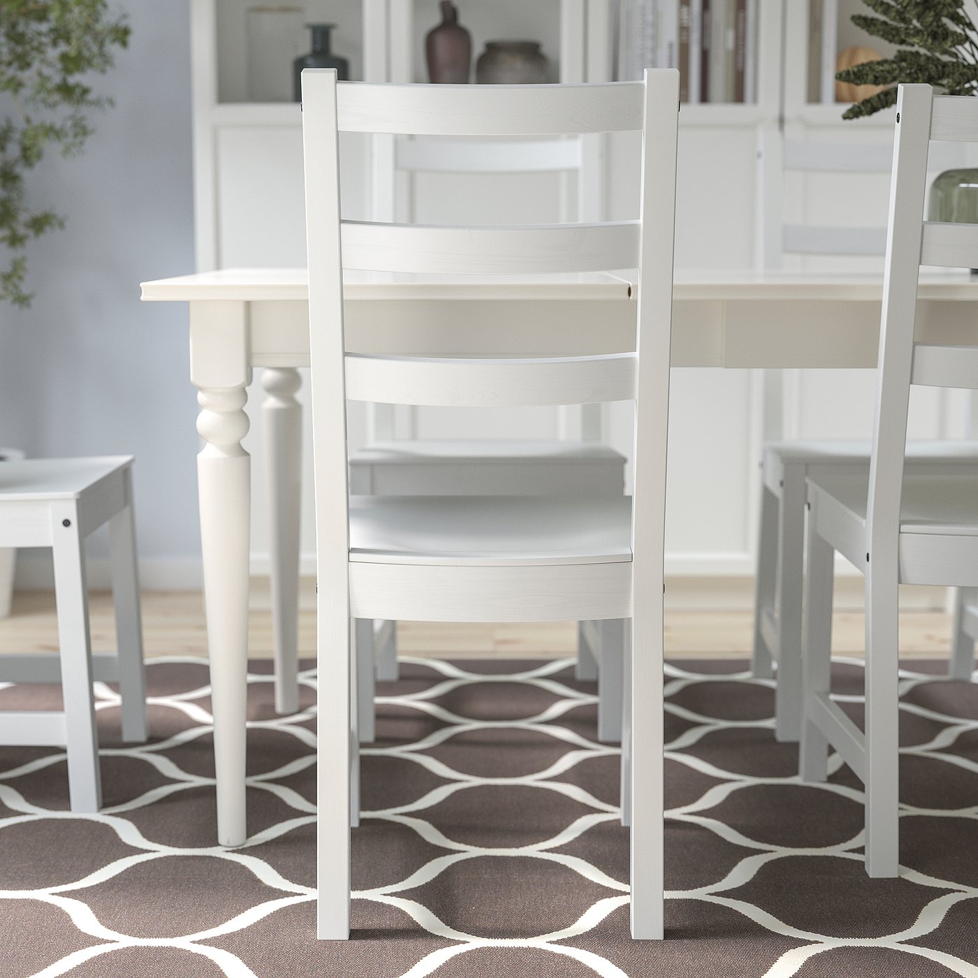 IKEA NORDVIKEN Ladder-Back Chair in White