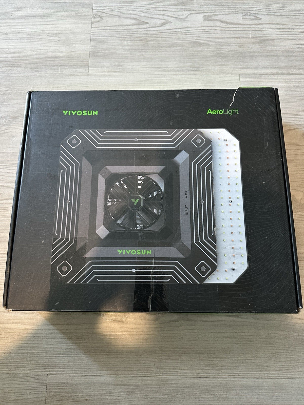 Vivosun AeroLight SE LED Grow Light with a square shape and full spectrum lighting
