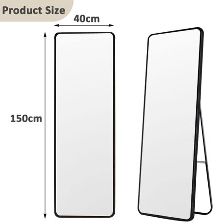40x150cm Full Length Wall-Mounted Floor Mirror