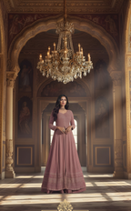 Glamorous women’s maxi Anarkali dress - Perfect for weddings, festive events, and party wear